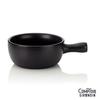 Kela - Cheese Fondue Pot Basel Ceramic Ø22.5cm Black 2l - 66575