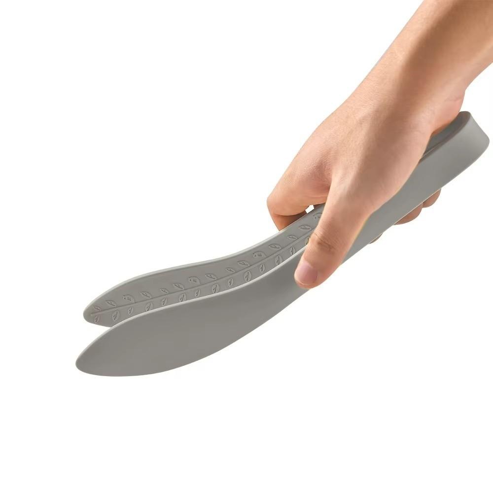 Blattform Grillzange Anti-Rutsch Steakzange Kochutensilien Grillzange Buffet