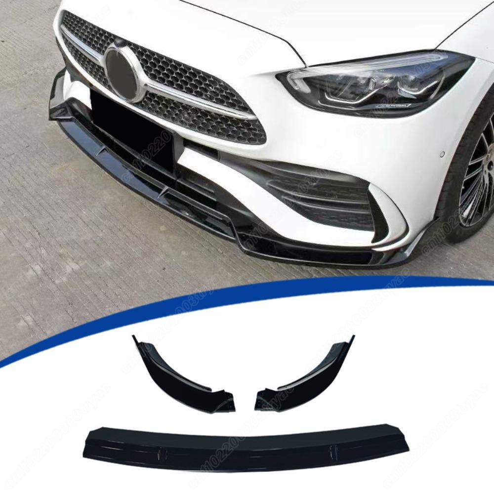 For Mercedes Benz CLA Class C118 W118 X118 AMG 2024 2025 Car Front Bumper Spoiler Lip Protector Splitter Body Modification Kit