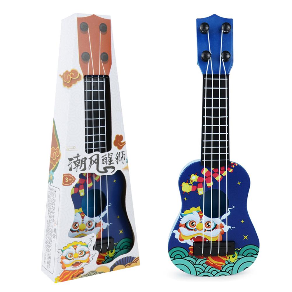 25cm Ukulele Toy 4-string Small Guitar Model Children Early Music Enlightenment Musical Instrument Gifts