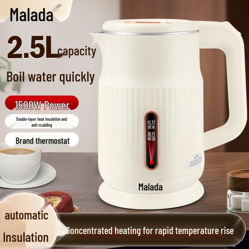 Wanlida Smart Electric Kettle, Anti-Burn, Fast Heating, Large Capacity, Quick Boil.