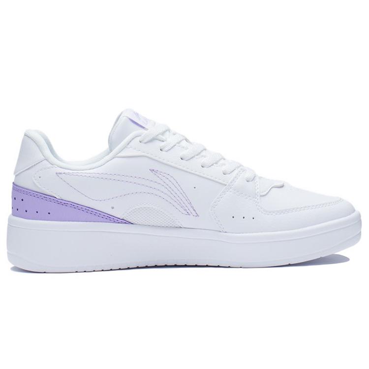 New LiNing Galaxy Anti Slip Wear Resistant Low Top Skateboard Shoes Women's Lilac AGCS254-4