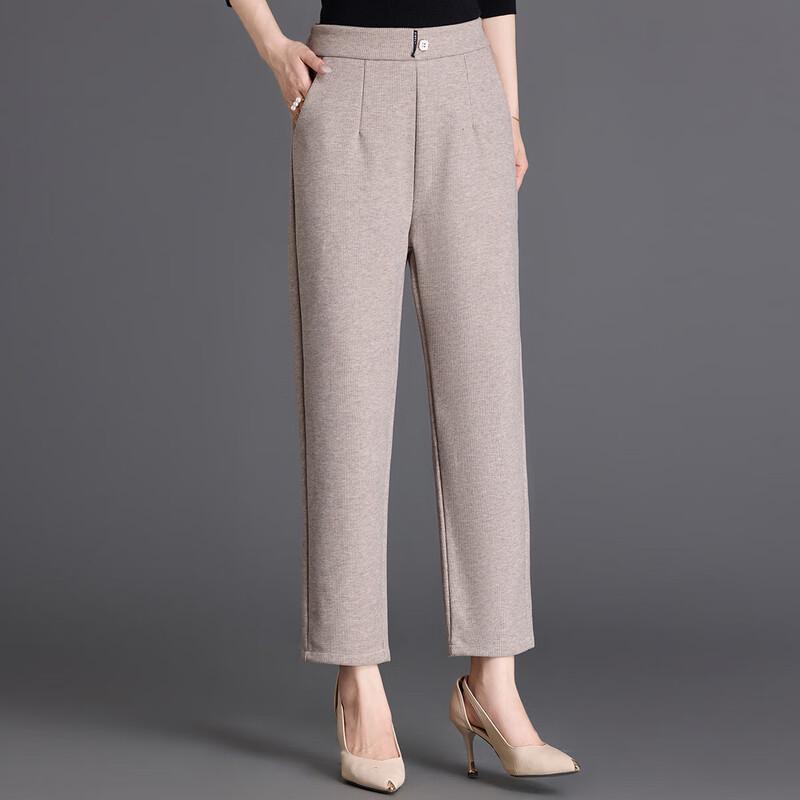 

Women s Mid-Age Casual Straight-Leg Trousers 4XL