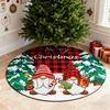36 Inch Christmas Tree Skirt Cute Snowman/Gnome Rustic Xmas Tree Skirt