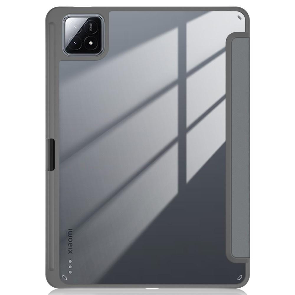 Case for Xiaomi Pad 6S Pro 12.4, Smartcase Hybrid, with stylus holder, gray