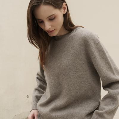 ACUD Round Neck Wool Knit _Grey