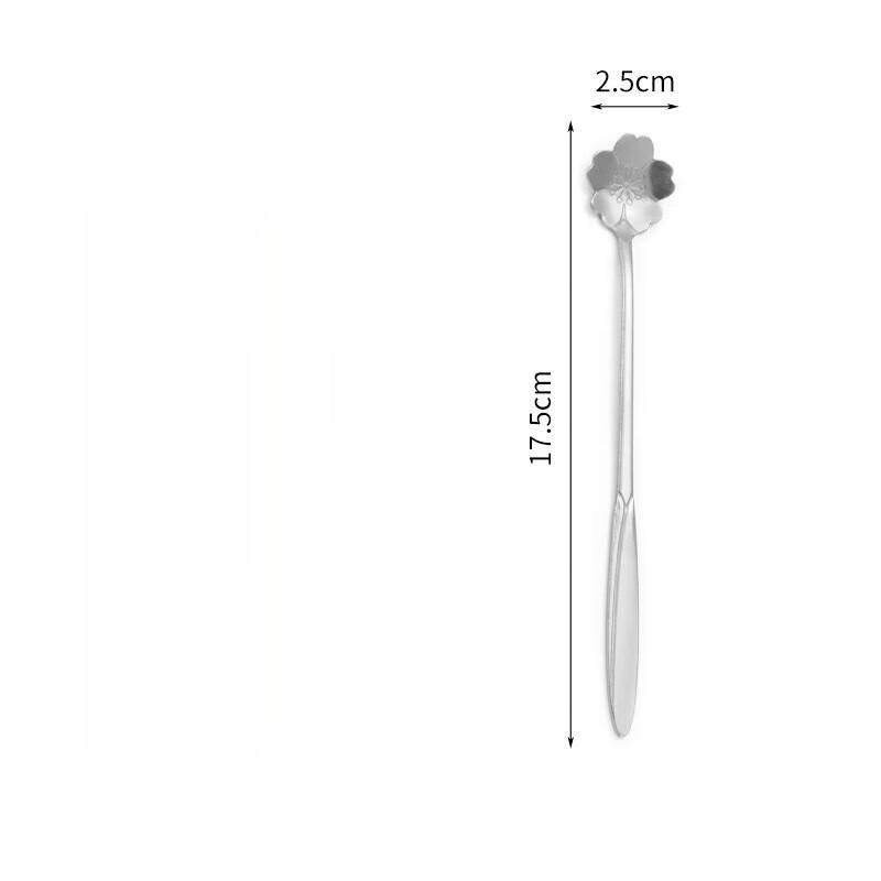 

ZISIZ Stainless Steel Long Handle Coffee Stirring Spoon