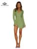 Woman Sexy Mesh Pleated Long Prom Dresses For Women Clothing Solid Color Beach Party Wear Midi Wrap Dress Street Outfit