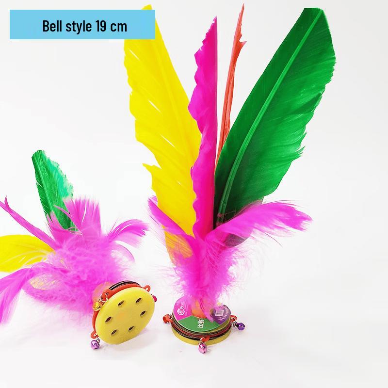 Children's Colorful Goose Feather Shuttlecock