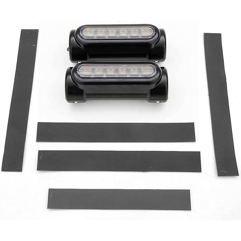 Led Motorcycle Light Switchback Driving Crash Motorcycle Led Driving Lights Led Turn Signal Lights чёрный