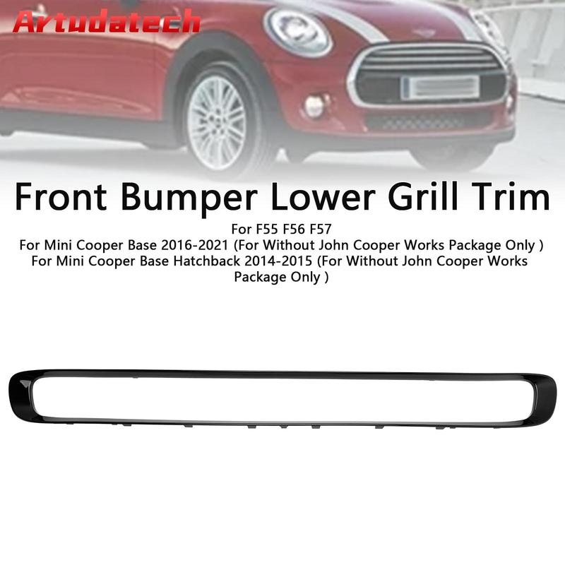 Artudatech Front Bumper Lower Grill Trim 51117355238 Fit Mini F55 F56 F57 F 55 56 57 2014-