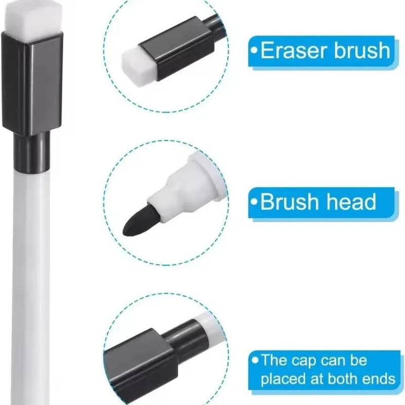 Magnetic Dry Erase Markers with Eraser Cap White Board Marker for Office Whiteboards Drawing Pen Dry Erase with Built-in Eraser