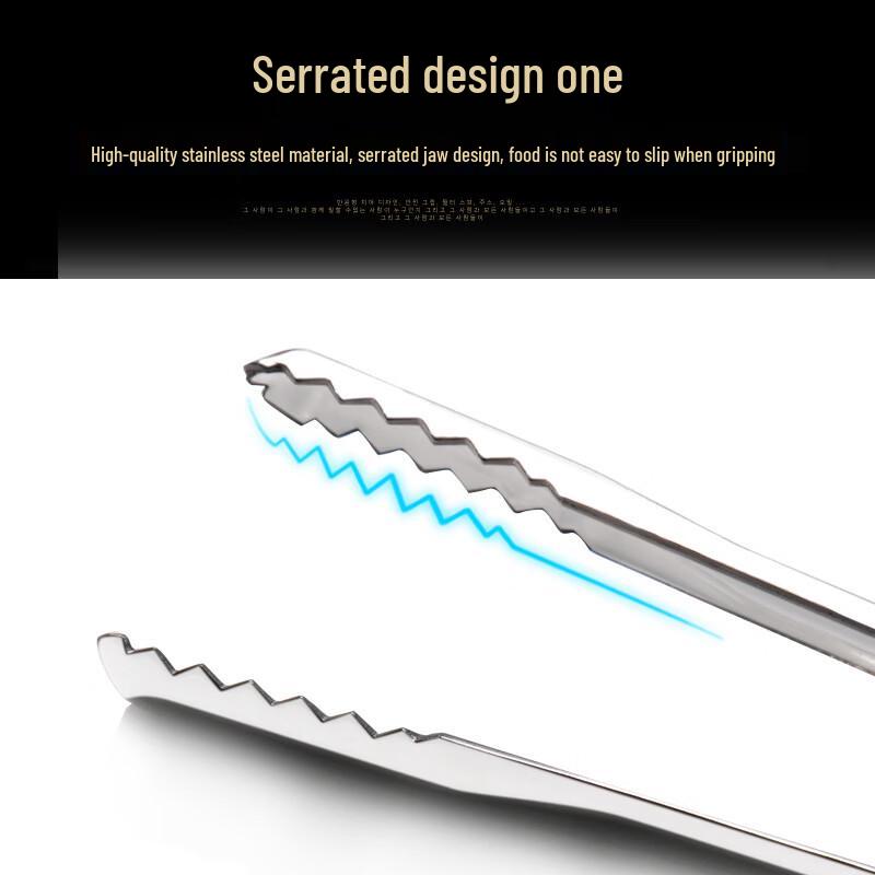 SMVP Korean Style Stainless Steel Food Tongs