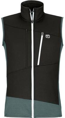 Jacket Ortovox Fleece Grid Vest M (87216) Dark-arctic Grey