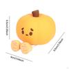 Pumpkin Night Light Silicone Nursery Home Decor Cute Dimmable Touch Lamp Bedside