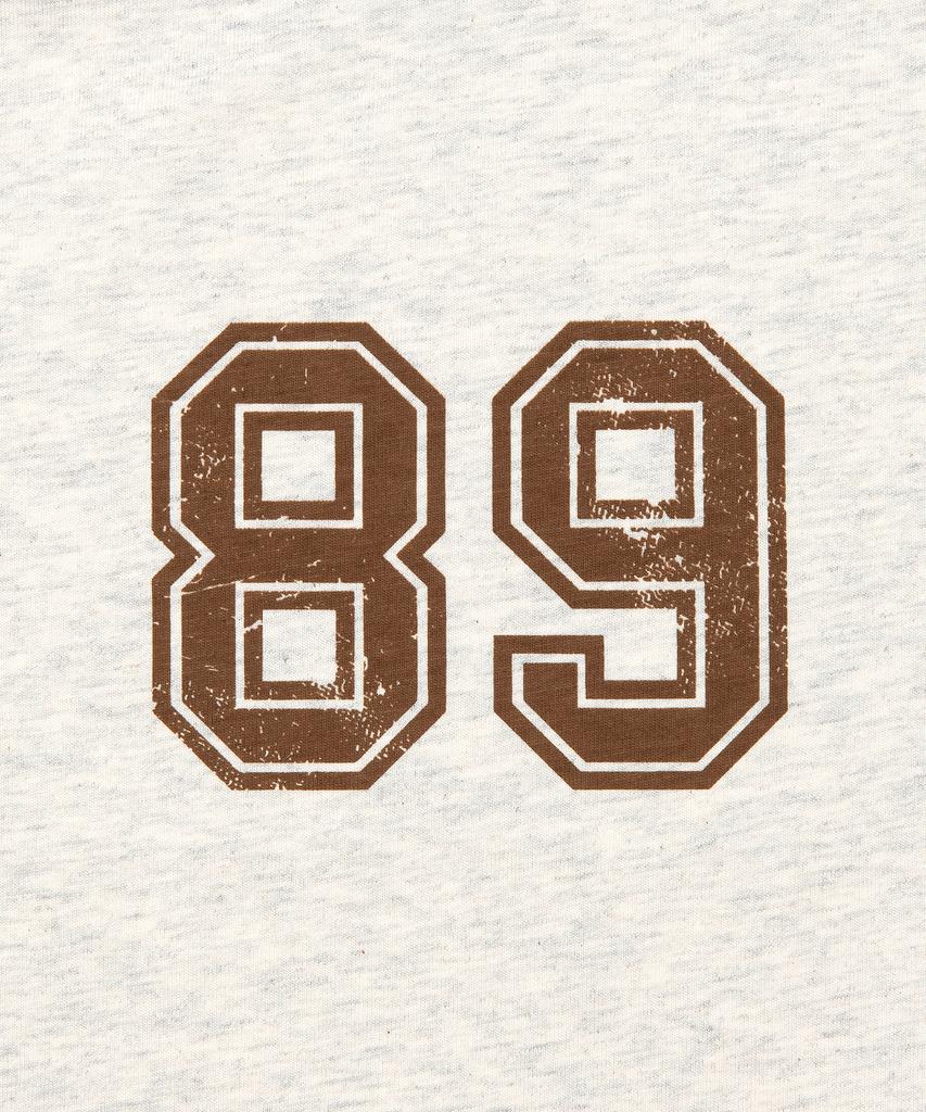 LEE Women Raglan Typo T-Shirt Oatmeal