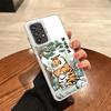 Cartoon Dicker Tiger Lustige Stoßfeste Handyhülle für Samsung A17 A16 A15 A14 A37 A57 A36 A56 A26 A35 A55 A25 A34 A54 A24 A13 A23 A3