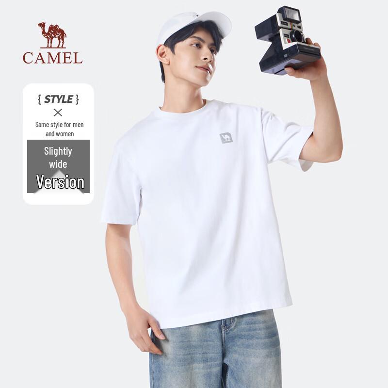 CAMEL Wang Junkai Signature Cotton Heavyweight Short Sleeve T-Shirt S