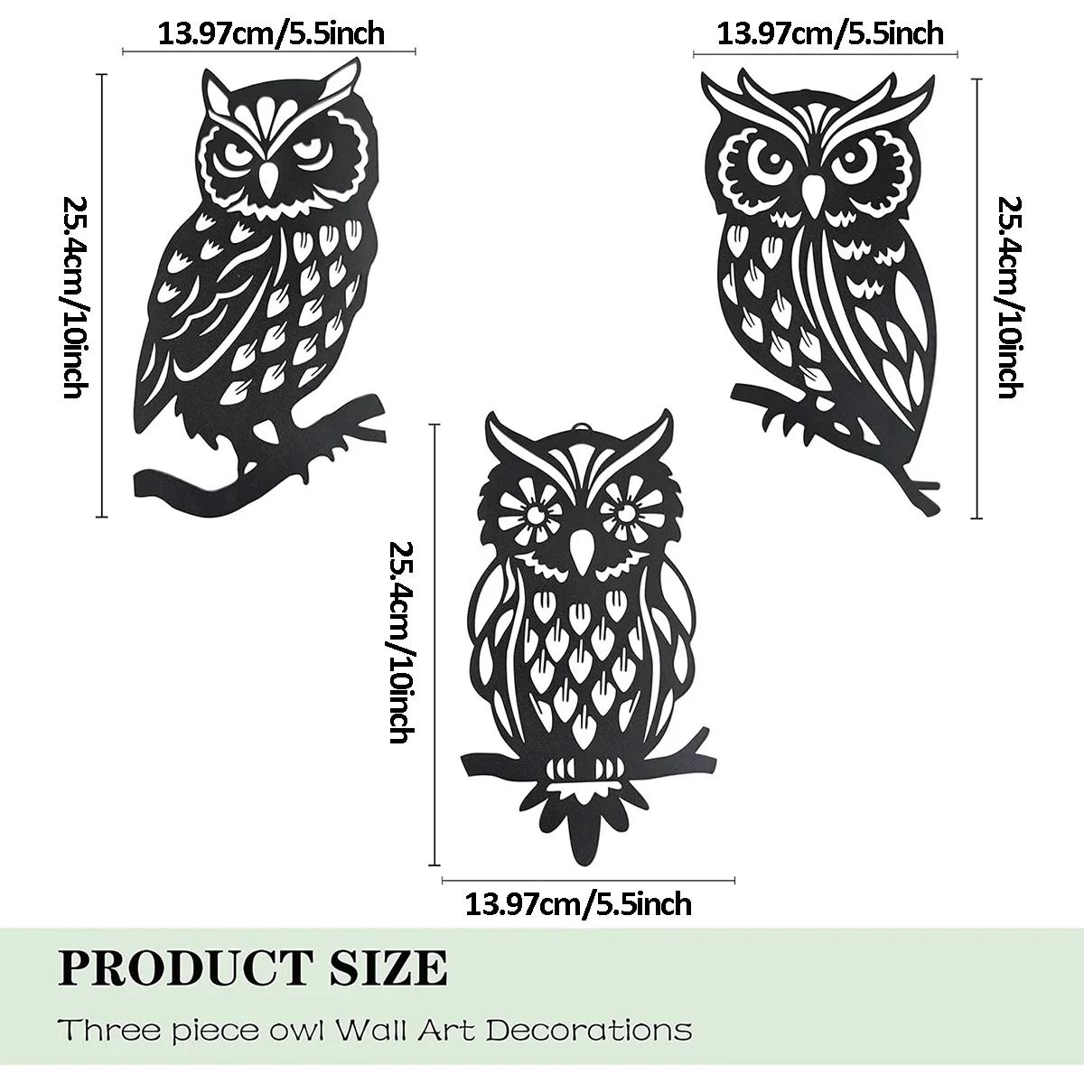 

Потрясающий декор для стен в виде металлической совы: Черное искусство для фермерских домов и современных пространств. Внутреннее/наружное применение.Черный цвет для помещений.Внутренний/наружный декор. чёрный