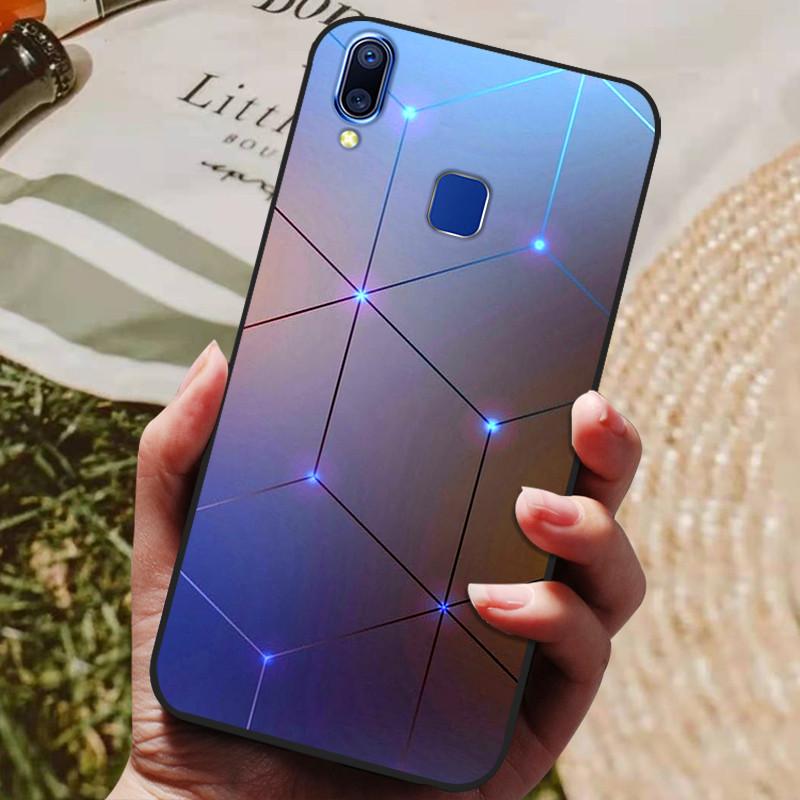 For Coque Vivo Y93 Lite Case Silicone Cartoon Painted Soft TPU Back Cover For Vivo Y91 Y95 Y93 Lite Case Y 91 Phone Cases Capas