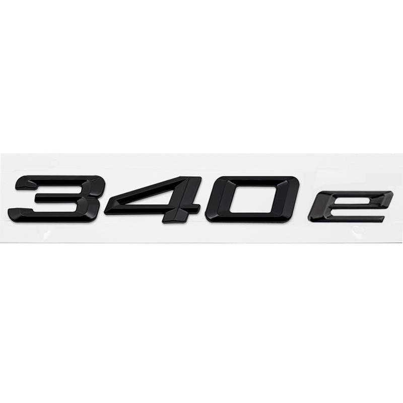 ABS Car Rear Trunk Logo Badge Emblem Sticker For BMW 3 series 316e 328e 318e 320e 325e 330e 335e E46 E90 E91 F30 F31 F34 G20