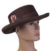 Altmodischer Wollhut Unisex Hut Zylinder für Reise Outdoor Treffen Feiertag