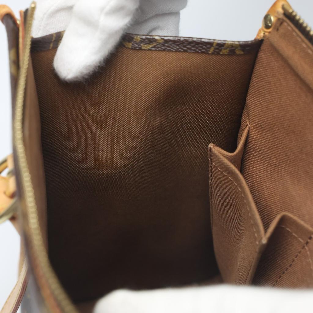 LOUIS VUITTON Popincourt Haut Tote Bag Monogram canvas Brown Women M40007 Used