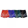 American Streetwear RHUDE Letter Knit Shorts Loose Fit Casual Hip Hop Style