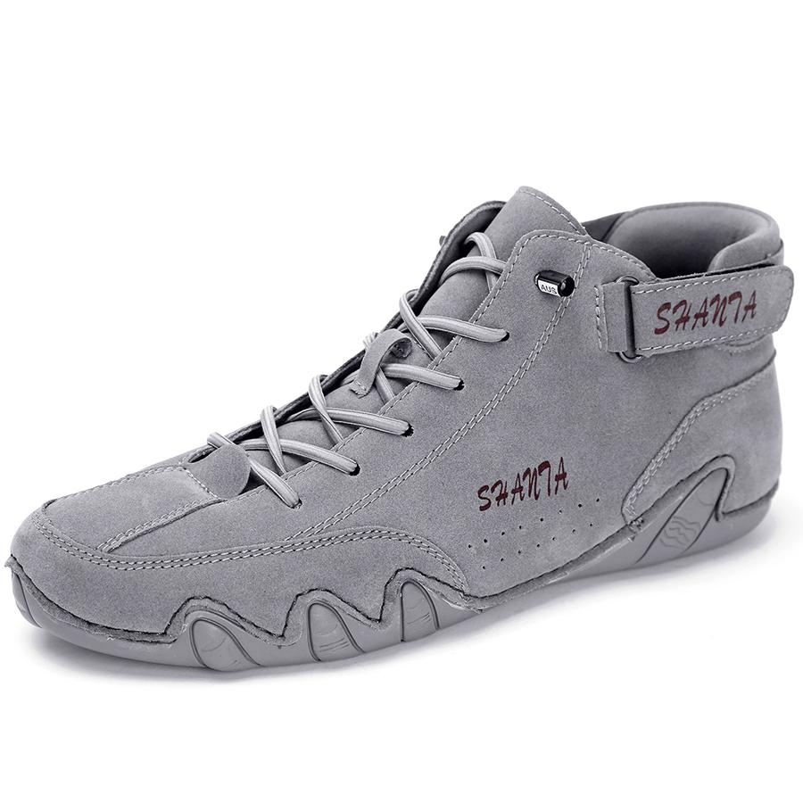 

Мужские ботинки Модные повседневные мотоциклетные зимние ботинки из полиуретана средней высоты Водонепроницаемые ботинки с высоким верхом Спортивная обувь Роскошная обувь Тренд 48