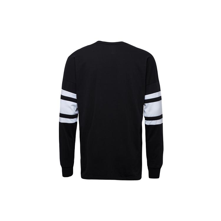 Converse T Shirts Men's Black Crew Neck Moderate Straight Fit 10007099-A05