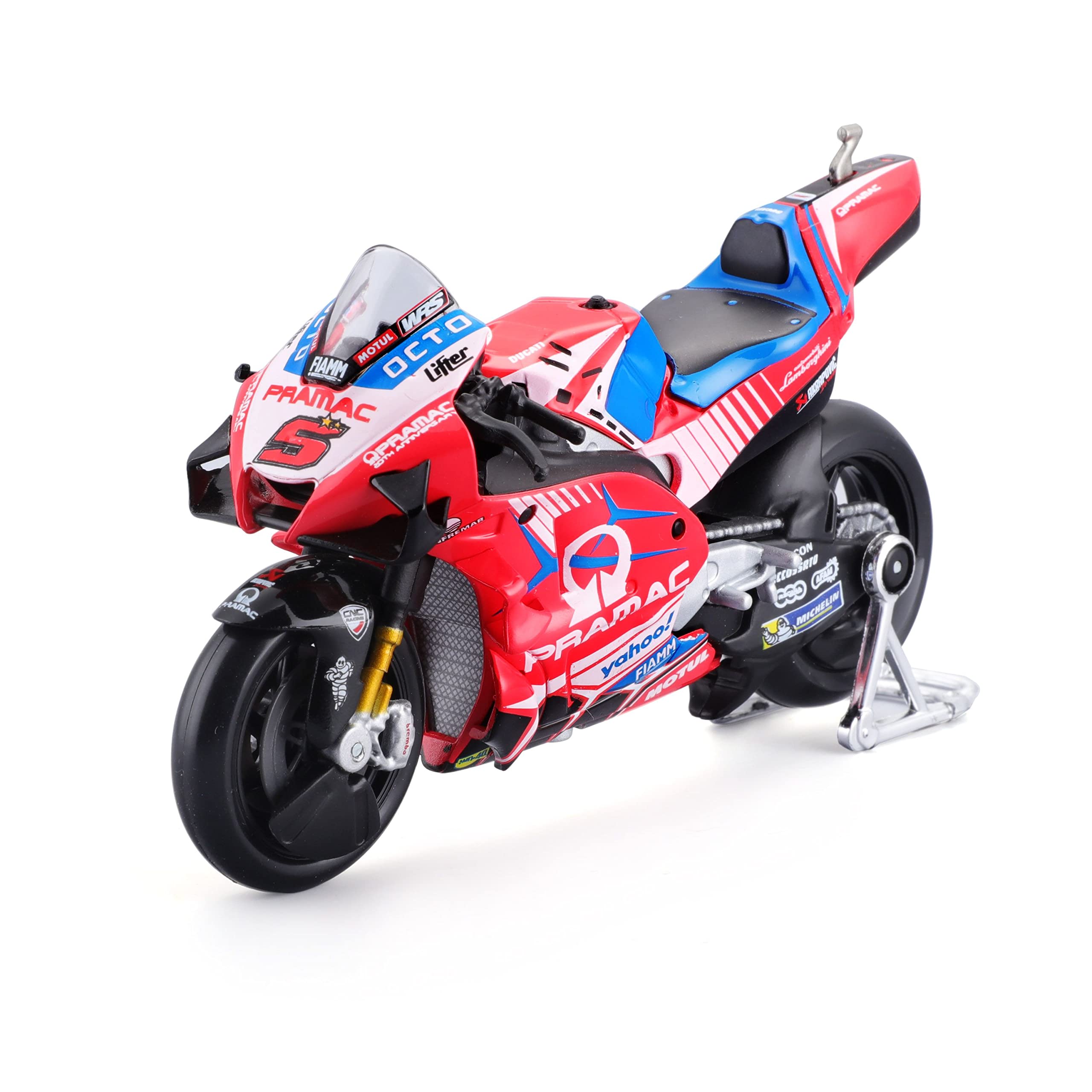 

Maisto 1/18 Ducati Pramac Racing Ducati Desmosedici GP #5 Johann Zarco 2021 MotoGP Maisto 1/18 Ducati Pramac #5 Johann Zarco Готовий продукт