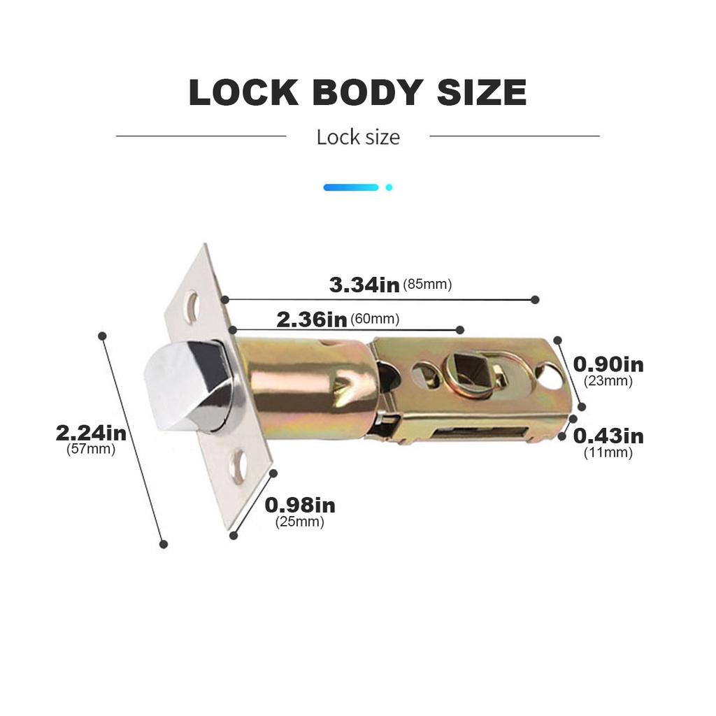 USB Fingerprint Door Lock Handle Rechargeable Anti Theft Smart Biometric Keyless Security Entry Electronic Lock with 2 Keys 145 x 65mm