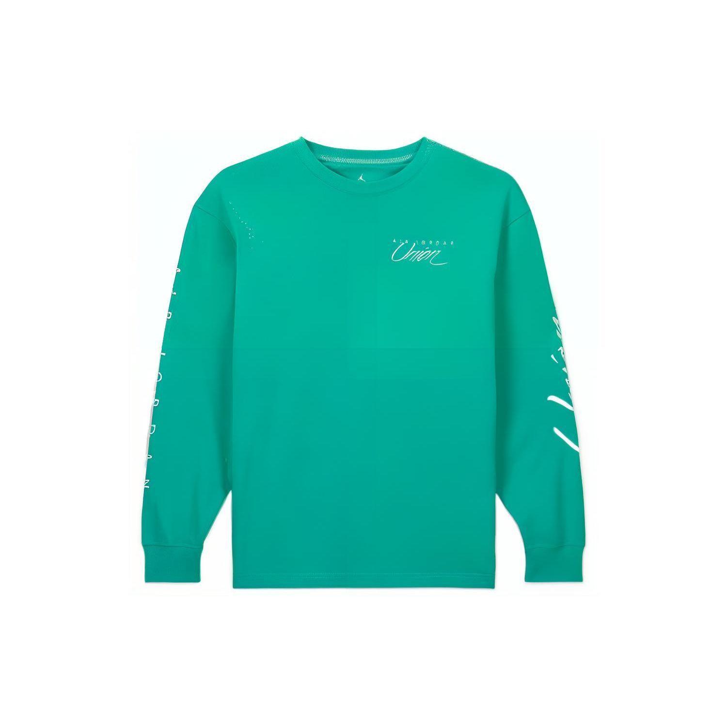 

Футболка с длинным рукавом Air Jordan x Union Kinetic Green/Coconut Milk Унисекс Топы DV7341-370 XS