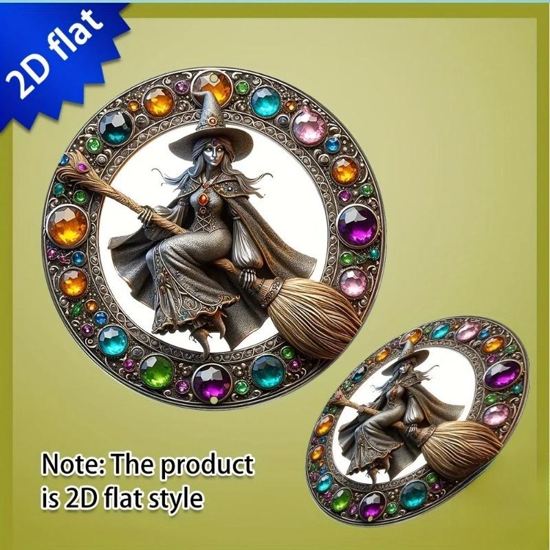 2D Flat Hanging Decorative Metal Sign Hand Painted Art