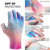 Bassdash Fishing UPF UV Sun Quick Finger Women's Gloves, 50+ Protection, Protection, Drying, 3/4
