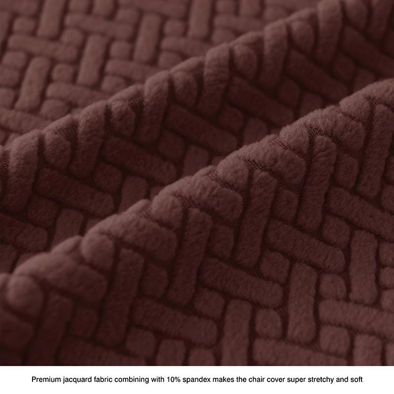 T -Jacquard Elastic Short Back Chair Cover Stretch Bar Stool Covers For Cafe Home Anti -Dirty Anti -Scrath S Size Seat Slipcovers