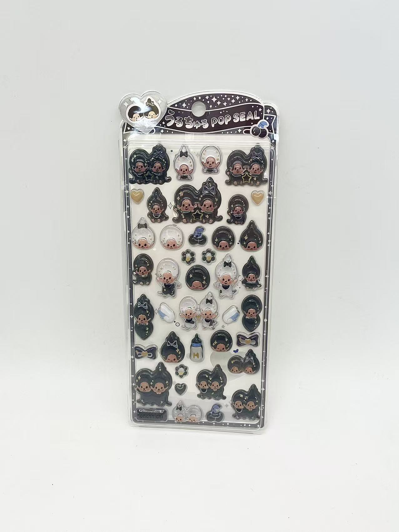 

Kawaii Tamagotchi Stickers Cartoon Creative Peripheral Phone Case Transparent Sticker Hand Account Material Friend Birthday Gift