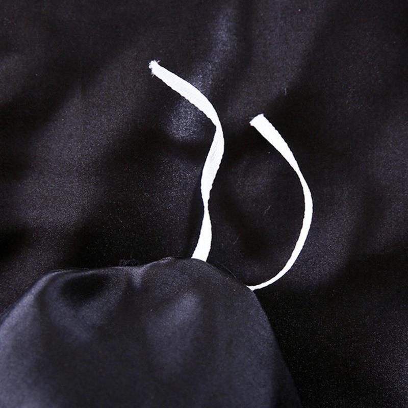 50 Set de lenjerie de pat Queen Set de husă de pilotă Set de lenjerie de pat din mătase