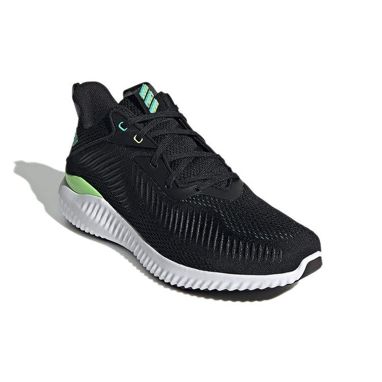 Adidas Alphabounce EK Black Acid Mint Unisex Sneakers Core-Black Clear-Mint GY5084