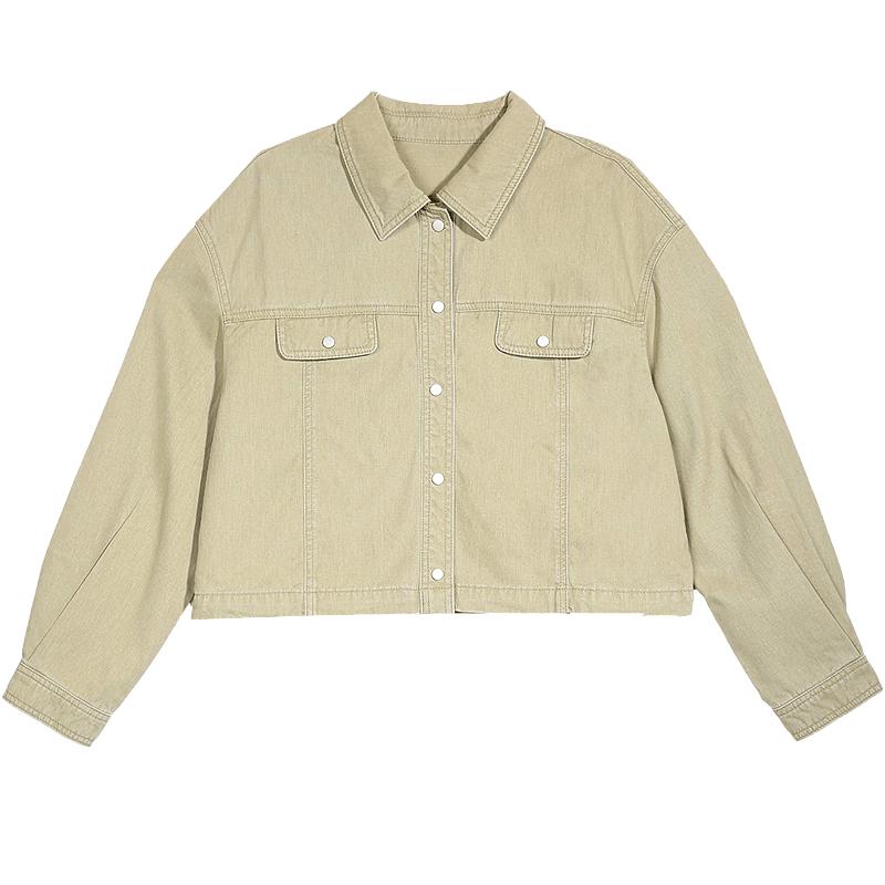 Betu Women s Fashion Pure Cotton Denim Jacket M