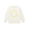 Palace Eu-Don Crew Neck Sweatshirt With Star Surround Print Unisex Sweatshirt Milk-White P21CS053