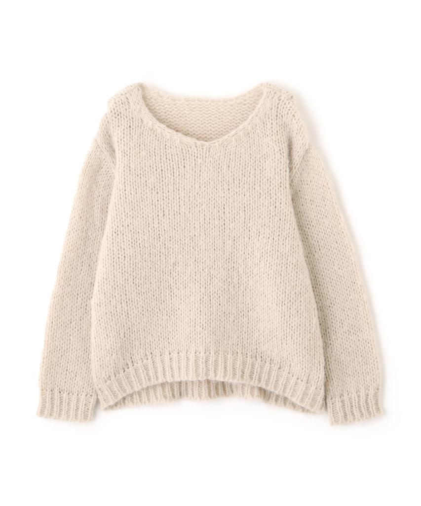 Proportion Body Dressing Light Beige Knit Sweater Women's Low-Gauge