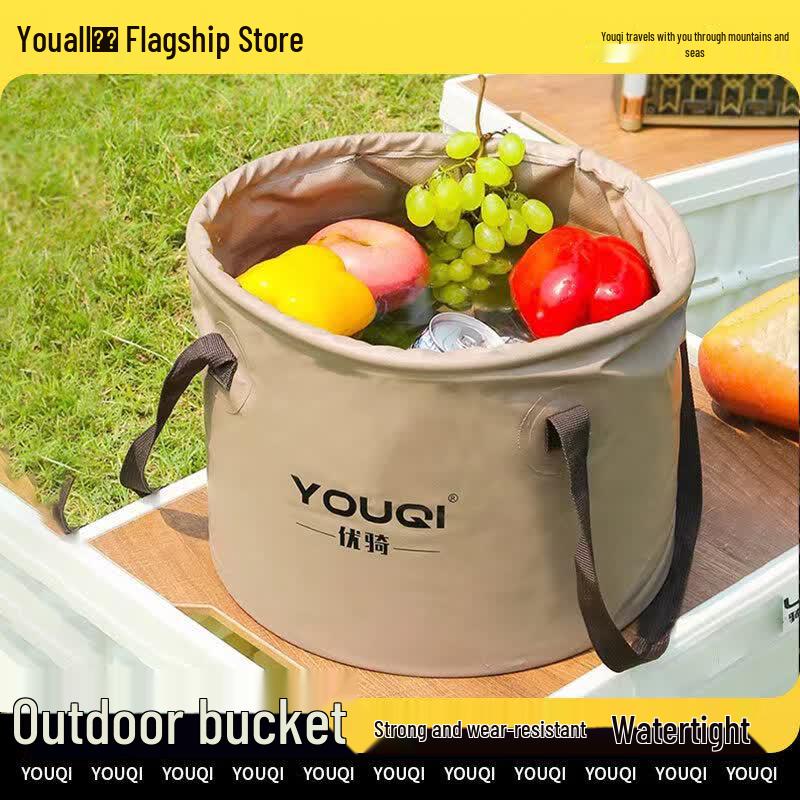 Outdoor Portable Folding Water Bucket 10L