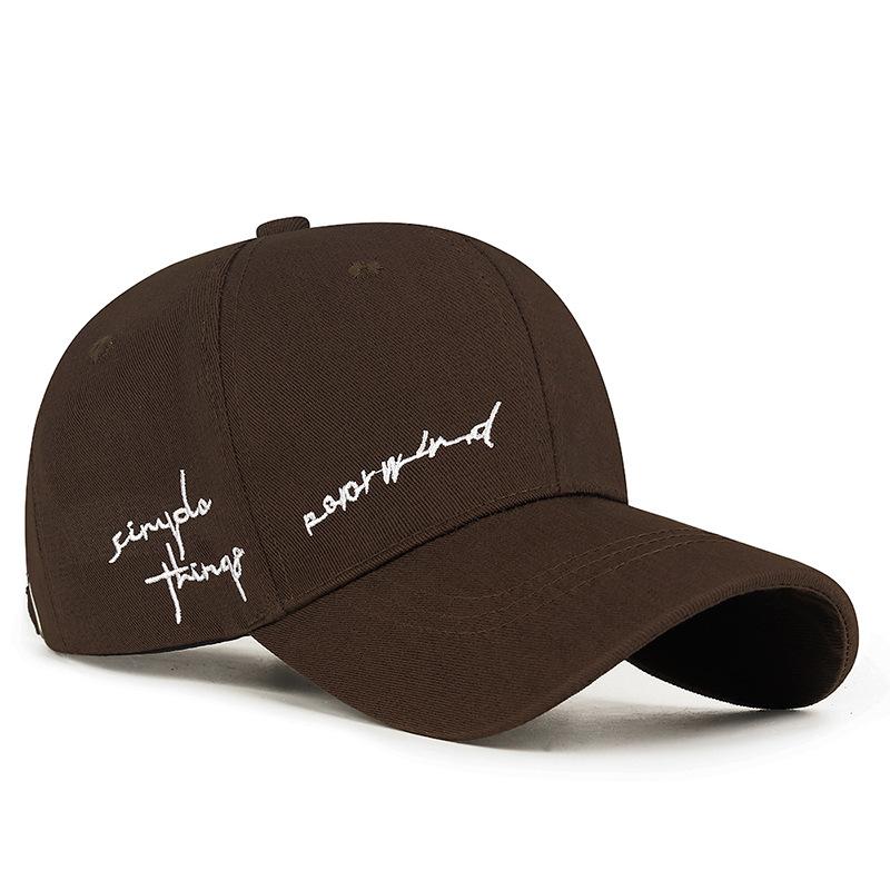 A Versatile Baseball Cap with Embroidered Letters A Sports Sunshade A Street Student Baseball Cap