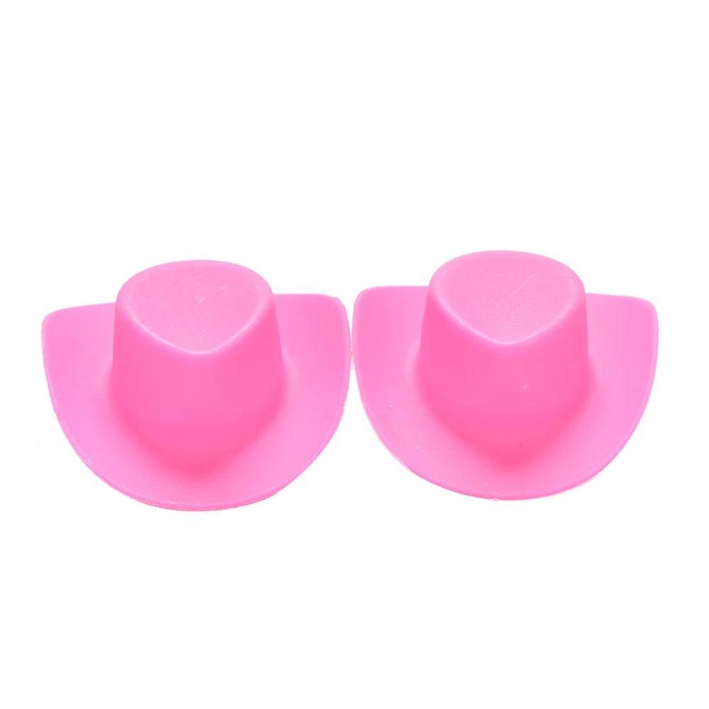 Kids Gift Pink Miniature 30cm Doll Kids Toys Doll Cowboy Hat Mini Hat Cowgirl Doll Hat Doll Cap