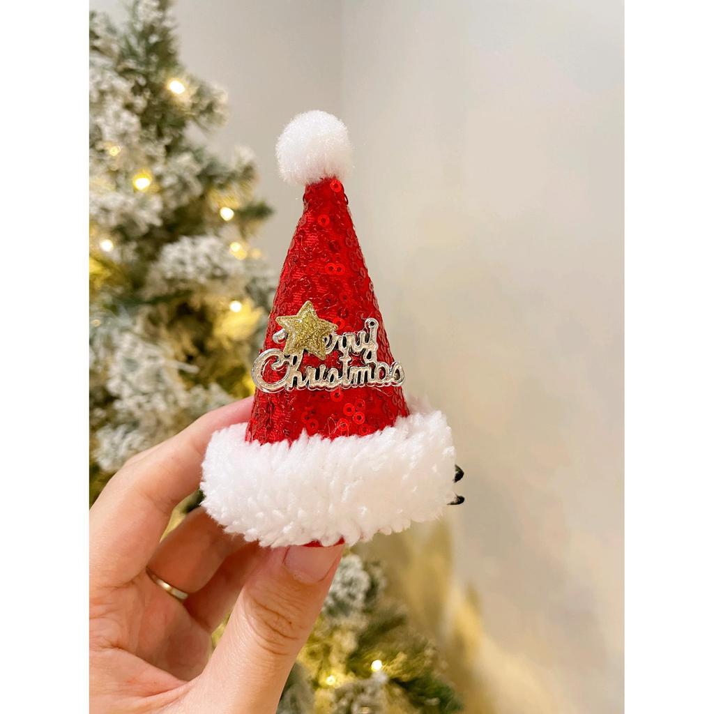 Adorable Christmas Deer Antler Hair Clip - Festive Holiday Gift for Women