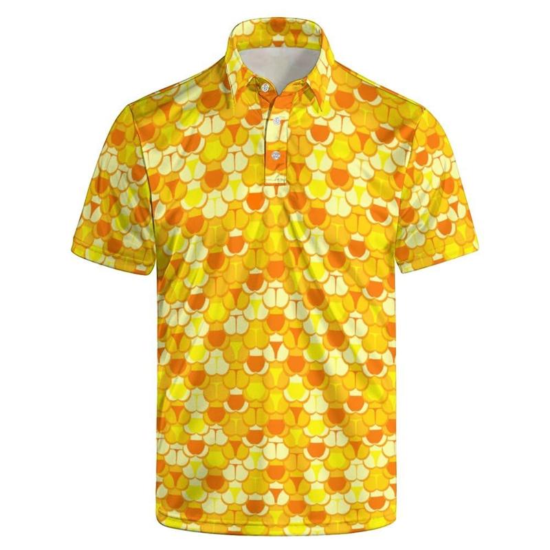 

Men Summer Personality Oversized Short Sleeve Tee Shirts Tops Casual Male Clothing S