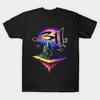 Men Black Print T-shirt 311 Island No-Cut Transfer Paper Print Cotton Tshirt