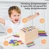 Shape Wooden And Color Sorting Toy Kids Multifunctional Design Learning Benefits