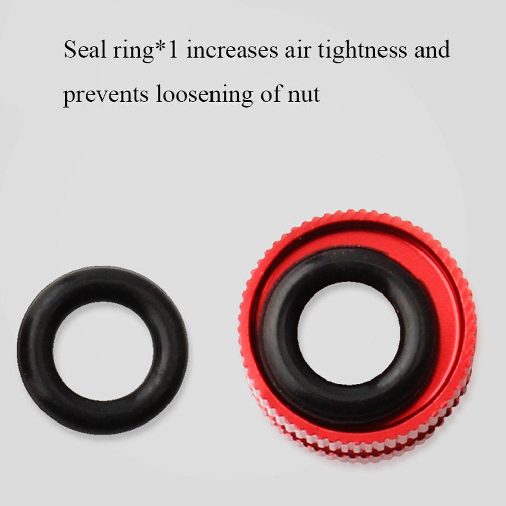 Bicycle Replacement Presta Vacuum Law Mouth Nut Tire Nozzle Wheel Tire Valves Bike Lock Nut